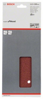 26Набор из 10 шлифлистов 115 x 280 mm, 100 2608605344